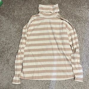 Jcrew Deck-Stripe Turtleneck T-Shirt